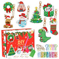 ✨ DIY Christmas Diamond Keychain Set 🎅